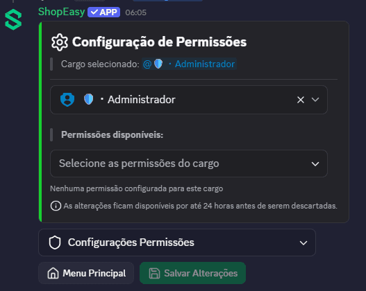 Seleção de cargo